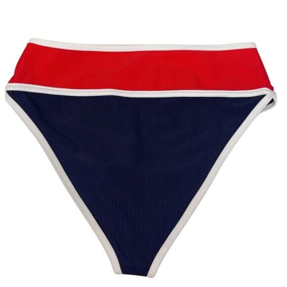 New BEACH RIOT Carlotta Bottom in‎ Americana Colorblock Size XL - Picture 8 of 12